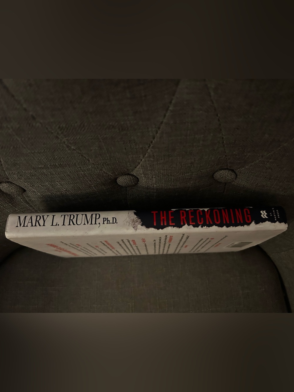 Mary L. Trump The Reckoning Hardcover Book - Picture 2 of 3